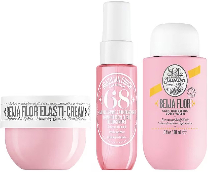 Набір - Sol de Janeiro Beija Flor Jet Set (b/ream/50ml + sh/gel/90ml + mist/30ml) — фото N3