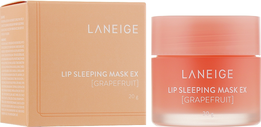 Ночная маска для губ с экстрактом грейпфрута - Laneige Lip Sleeping Mask Grapefruit — фото N2
