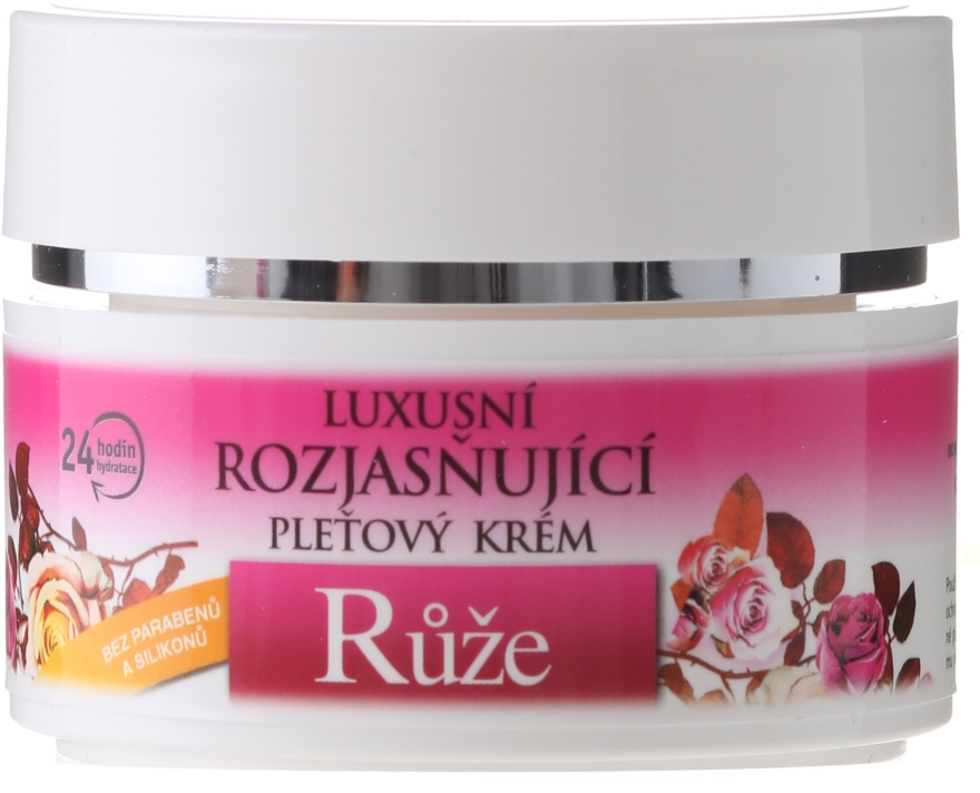 Освітлювальний крем для обличчя "Троянда" - Bione Cosmetics Rose Cream — фото N1