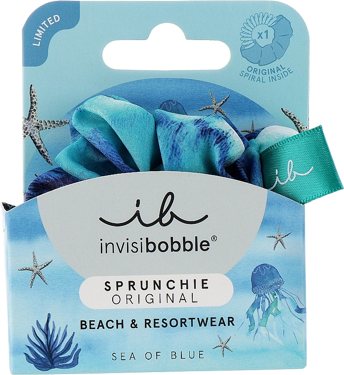 Резинка-браслет для волос - Invisibobble Sprunchie Original Bikini Sea of Blues — фото N1