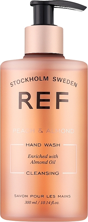 Рідке мило для рук - REF Hand Wash Amber & Rhubarb — фото N1