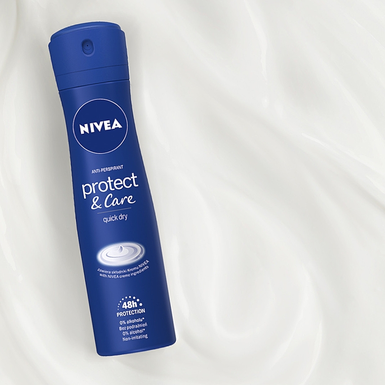 Дезодорант спрей жіночий "Захист і турбота" - NIVEA Protect & Care Anti-Perspirant — фото N5