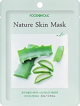Парфумерія, косметика Тканинна маска для обличчя з екстрактом алое - Food a Holic Nature Skin Mask Aloe