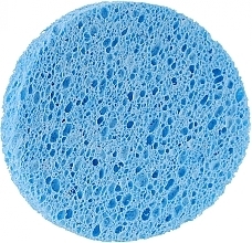 Парфумерія, косметика Губка для демакіяжу з целюлози 6470, блакитна - Top Choice