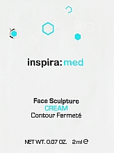 Парфумерія, косметика Моделювальний крем для контуру обличчя - Inspira:cosmetics Med Face Sculpture Cream (пробник)