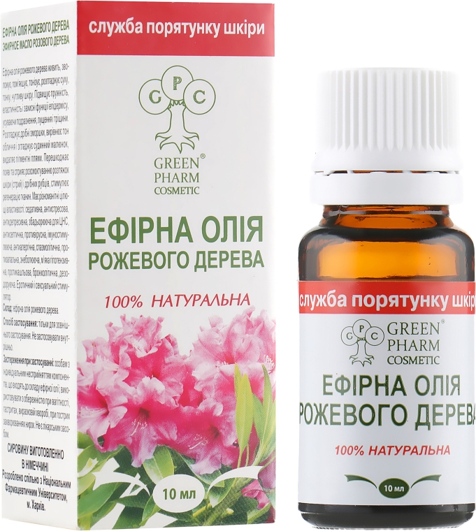 Эфирное масло розового дерева - Green Pharm Cosmetic — фото N1