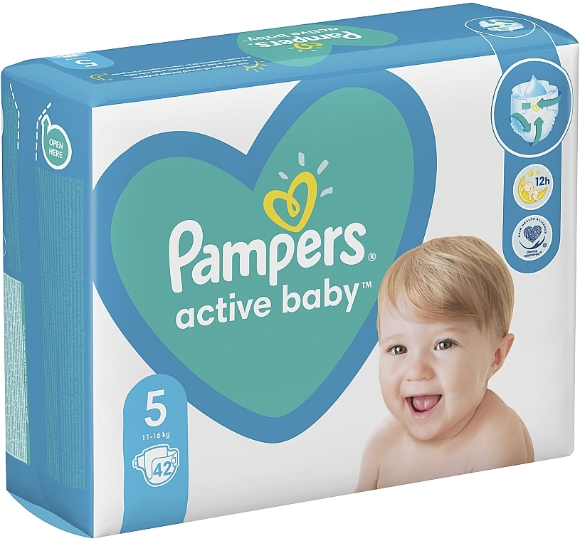 Подгузники Pampers Active Baby Junior 5 (11-16 кг), 42шт - Pampers — фото N3