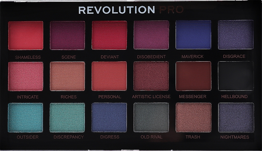 Палетка теней для век - Revolution Pro Regeneration Eyeshadow Palette