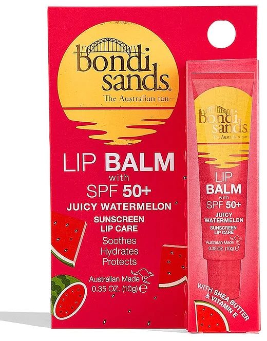 Солнцезащитный бальзам для губ - Bondi Sands Sunscreen Lip Balm SPF50+ Juicy Watermelon — фото N3