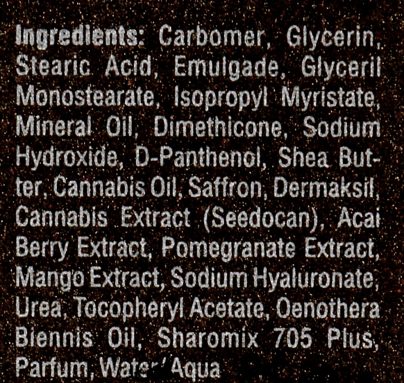 Крем-сироватка: конструктор контуру обличчя з екстрактом канабісу - Cannabis Mesolifting Regenerating Cream Serum — фото N4