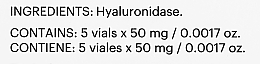 Препарат для мезотерапии "Редуктонидаза", 50 мг - Mesoestetic X. prof 150 Reductonidasa — фото N3