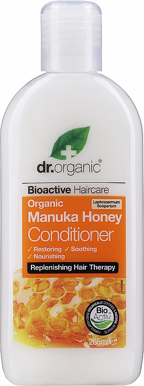 Відновлювальний кондиціонер для волосся - Dr. Organic Bioactive Haircare Organic Manuka Honey Conditioner — фото N1