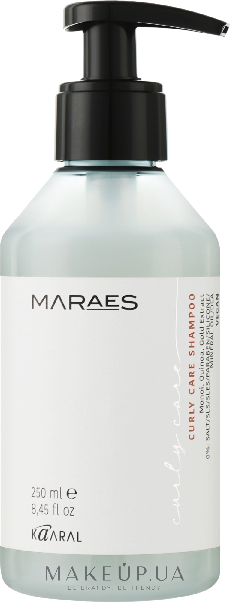 Шампунь для вьющихся волос с киноа и экстрактом золота - Kaaral Maraes Curly Care Shampoo — фото 250ml