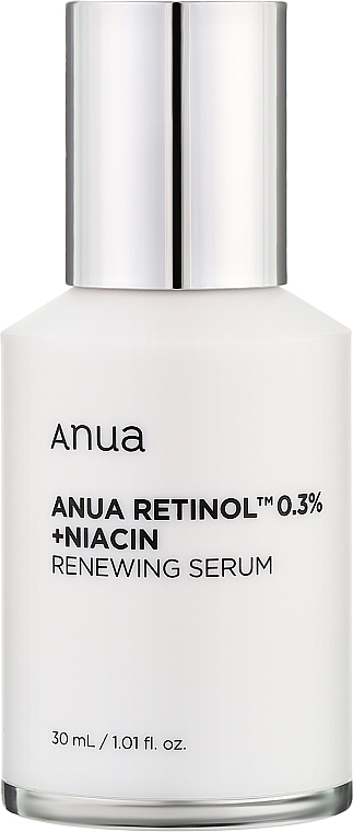 Обновляющая сыворотка с ниацинамидом - Anua Nano Retinol 0.3% + Niacin Renewing Serum — фото N1