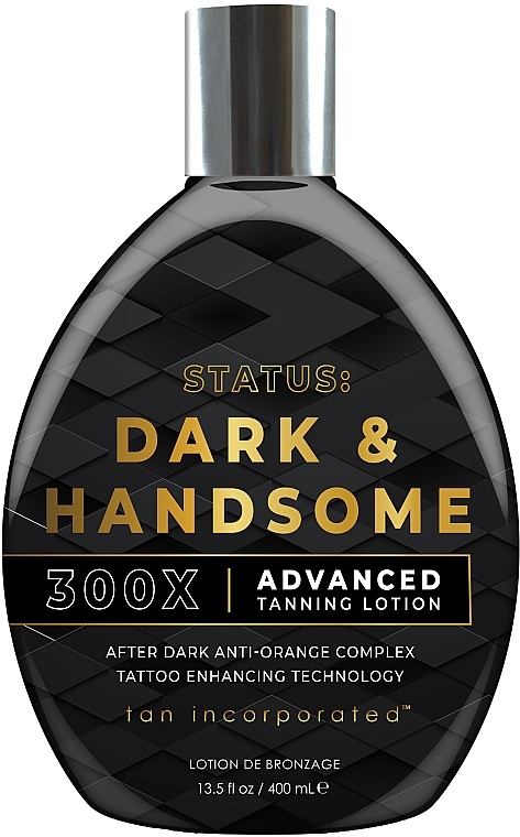 Лосьйон для солярію для чоловіків - Brown Sugar Status: Dark & Handsome 300X Advanced Tanning Lotion — фото N1