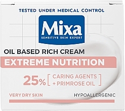 Питательный крем для успокоения кожи - Mixa Sensitive Skin Expert Rich Nourishing Cream — фото N2