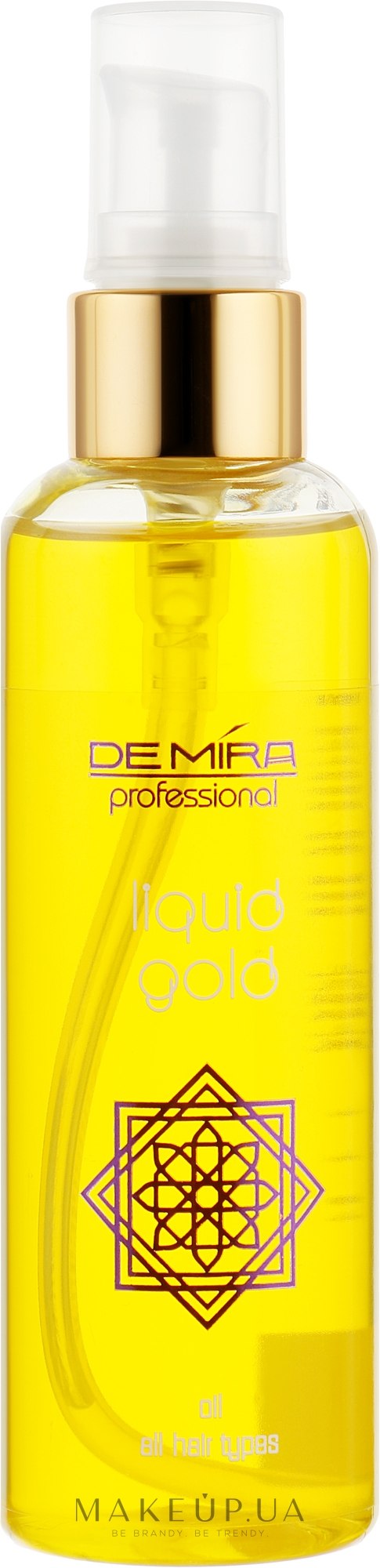 Професійна олія для інтенсивного живлення волосся без обтяження - DeMira Professional Liquid Gold Hair Oil — фото 100ml