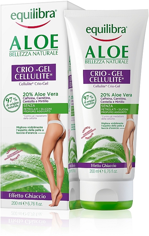 Гель для тіла - Equilibra Special Body Care Line Aloe Crio-Gel Cellulite — фото N1