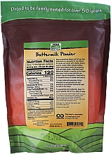 Порошок маслянки - Now Foods Real Food Buttermilk Powder — фото N2