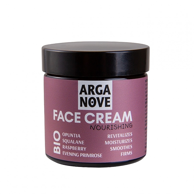  Натуральний живильний та регенерувальний крем для обличчя - Arganove Face Cream Nourishing — фото N1