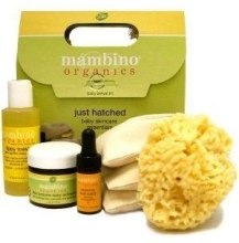 Духи, Парфюмерия, косметика Набор для новорожденных - Mambino Organics Gift Sets (oil/60ml + ointment/57g + sponge + oat/3paket + oil/7g)