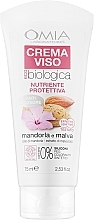 Парфумерія, косметика Крем для обличчя з мигдалем та мальвою - Omia Labaratori Ecobio Almond And Mallow Face Cream