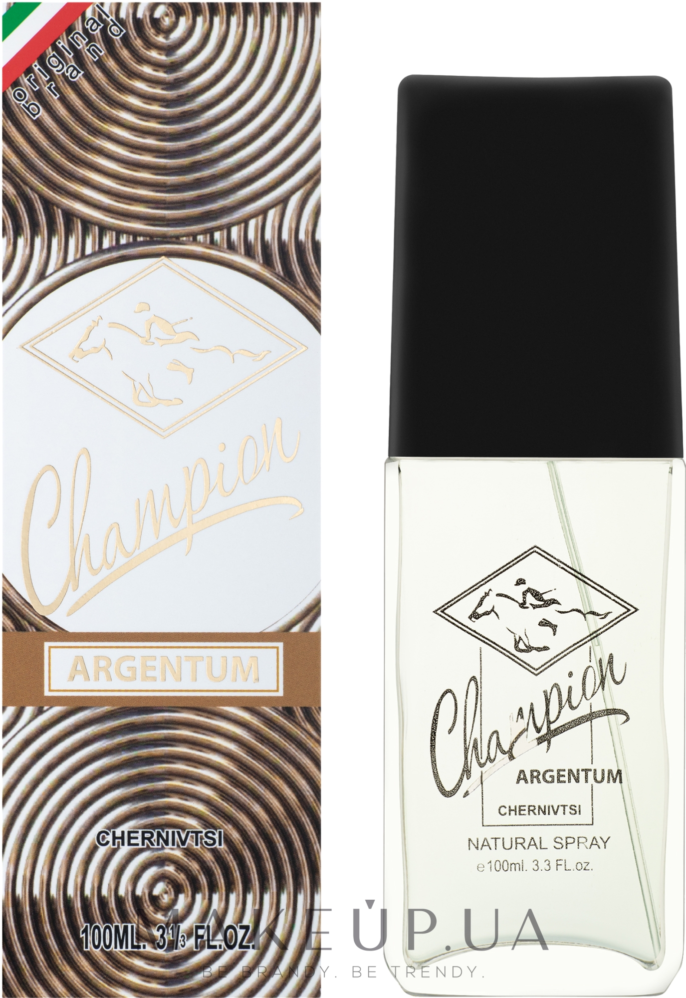 Aroma Parfume Champion Argentum - Одеколон — фото 100ml