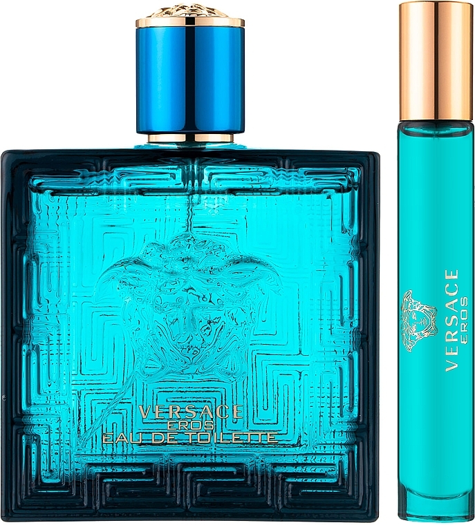 Versace Eros Set - Набір (edt/100ml + edt/10ml + bag) — фото N2