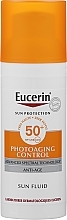 Солнцезащитный антивозрастной флюид - Eucerin Anti-Age Sun Fluid SPF 50 — фото N2