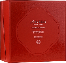 Парфумерія, косметика Набір - Shiseido Essential Energy Moisturizing Cream Holiday Kit (f/cr/50ml + clarifying/foam/5ml +lotion/7ml +ser/10ml)