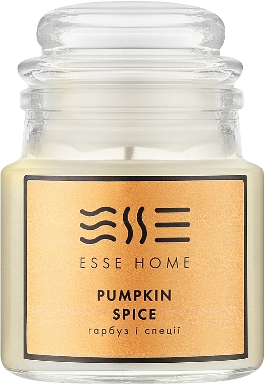Esse Home Pumpkin Spice - Ароматическая свеча — фото N1