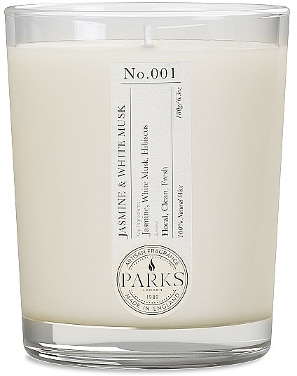 Ароматична свічка - Parks London Home №1 Jasmine & White Musk Candle — фото N1