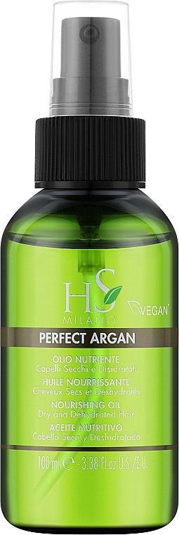 Аргановое питательное масло для сухих и поврежденных волос - Hs Milano Perfect Argan — фото N1
