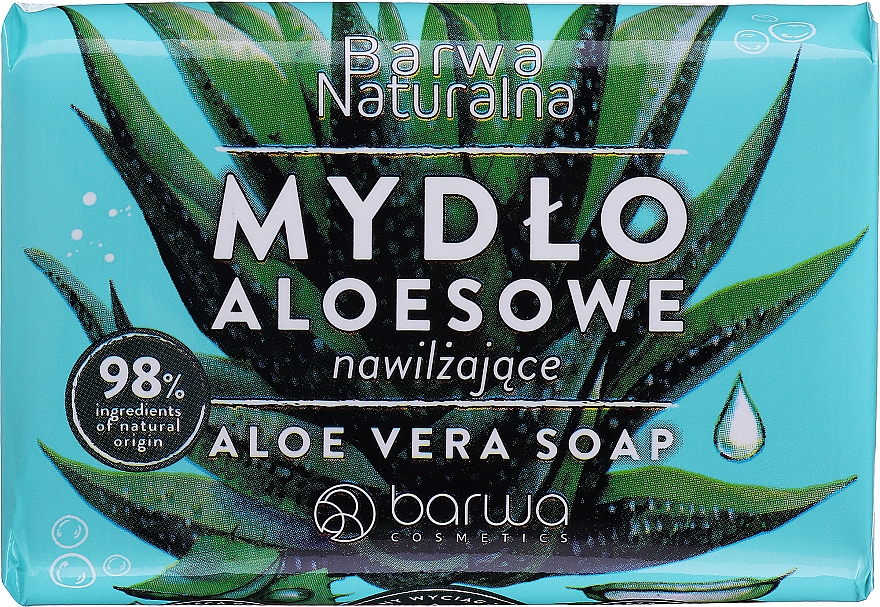Мыло с экстрактом алоэ и глицерином - Barwa Natural Aloe Vera Soap With Glycerin