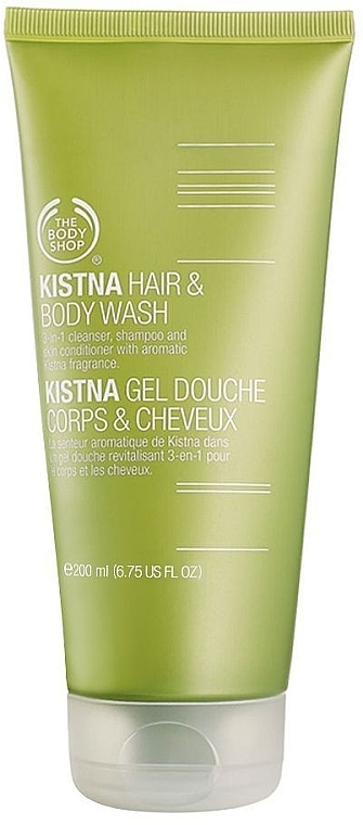 Парфюмированный гель для душа "Kistna" - The Body Shop Kistna Hair and Body Wash — фото N1