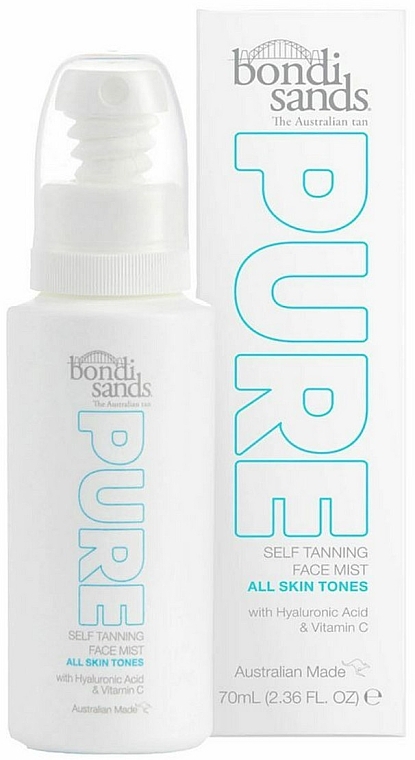 Спрей-автозагар для лица - Bondi Sands Pure Self Tanning Face Mist — фото N2