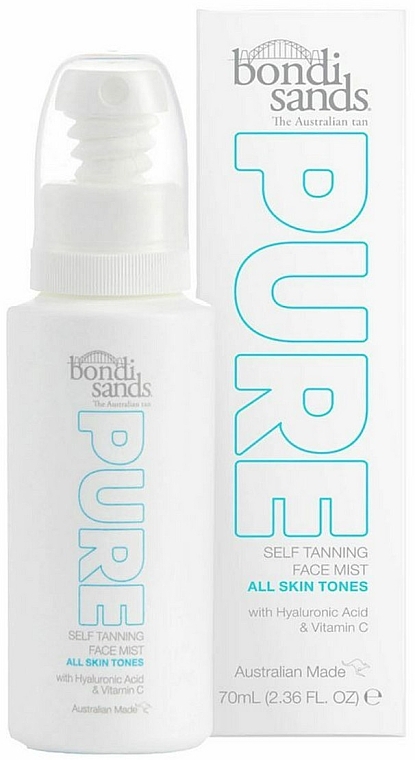 Спрей-автозасмага для обличчя - Bondi Sands Pure Self Tanning Face Mist — фото N2