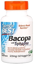 Парфумерія, косметика Харчова добавка "Бакопа", 320 мг - Doctor's Best Bacopa with Synapsa