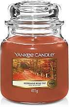Ароматическая свеча в банке - Yankee Candle Woodland Road Trip — фото N1