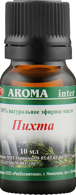 Ефірна олія "Піхта" - Aroma Inter — фото N3