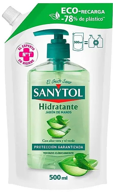 Рідке мило "Зволоження" - Sanytol Hidratante (дой-пак) — фото N1