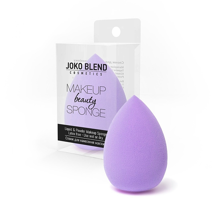 Спонж для макіяжу - Joko Blend Makeup Beauty Sponge Lilac