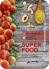 Парфумерія, косметика Тканинна маска з екстрактом персика - Eyenlip Super Food Peach Mask