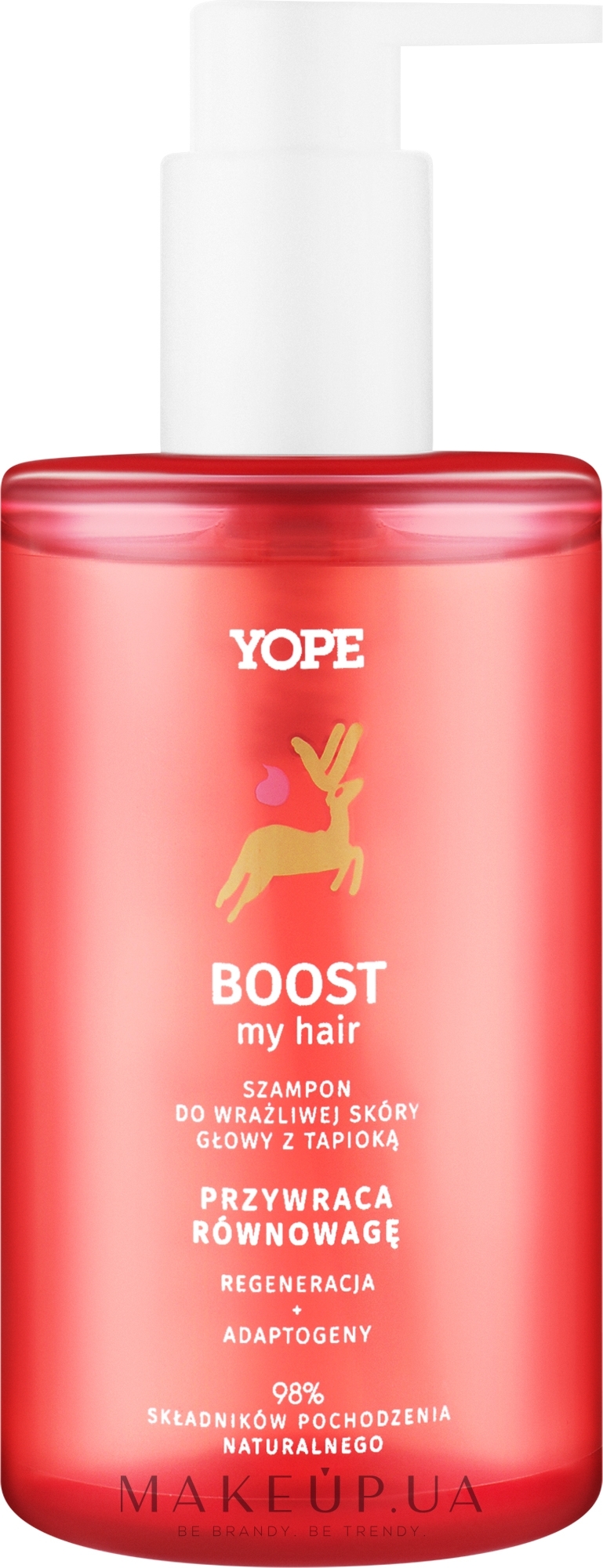 Шампунь для чувствительной кожи головы - Yope Boost — фото 300ml