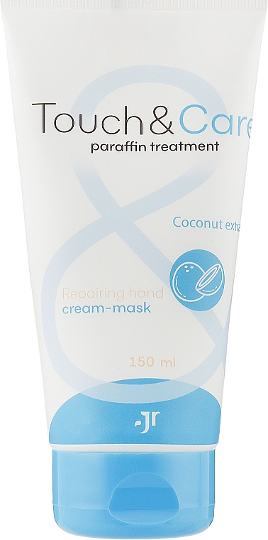 Крем-маска для рук 2в1 "Парафиновые рукавички" - J'erelia Touch&Care Repairing Hand Cream-Mask Coconut Extract