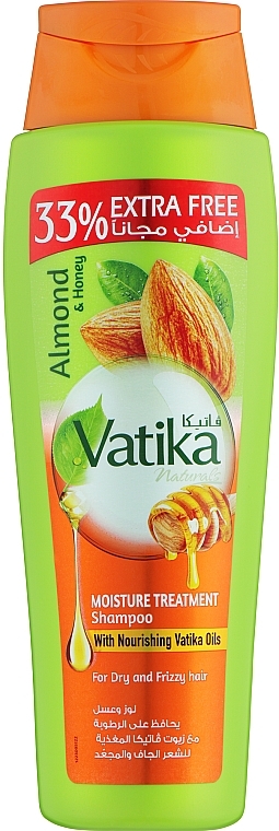 УЦЕНКА Увлажняющий шампунь для волос - Dabur Vatika Naturals Nourish & Protect Shampoo * — фото N6