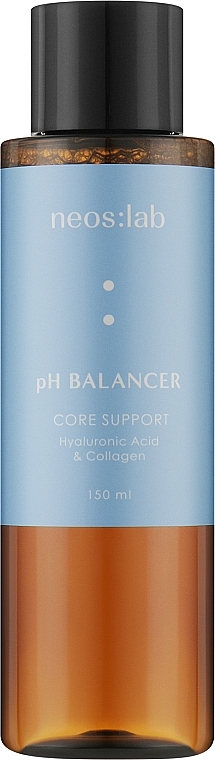 Зволожувальний тонер для обличчя з гіалуроновою кислотою та колагеном - Neos:lab pH Balancer Core Support Toner — фото N1