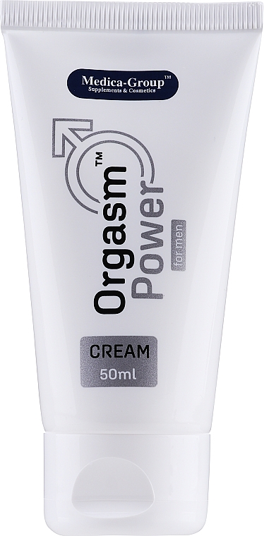 Интимный крем для сильной и продолжительной эрекции - Medica-Group Orgasm Power Cream For Men — фото N1
