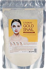 Парфумерія, косметика Моделювальна маска для обличчя "Золотий равлик" - Lindsay Gold Snail Modeling Mask