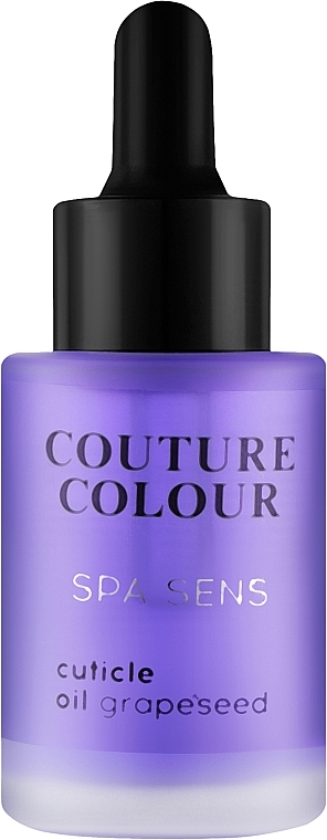 Средство для ухода за ногтями и кутикулой с маслом виноградных косточек - Couture Colour Spa Sens Cuticle Oil Grapeseed — фото N1
